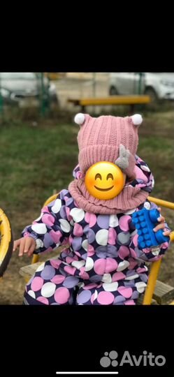 Шапка и снуд для девочки