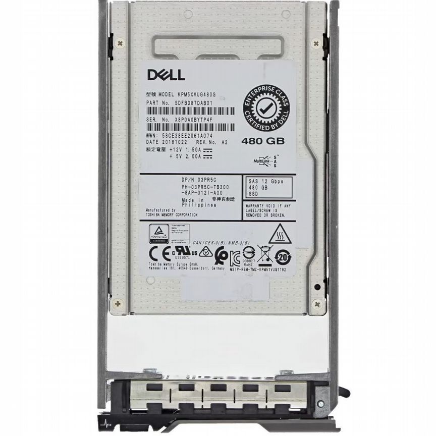 [400-BCLW] Жесткий Диск Dell 480gb Sas 2,5" Ssd 400-Bclw