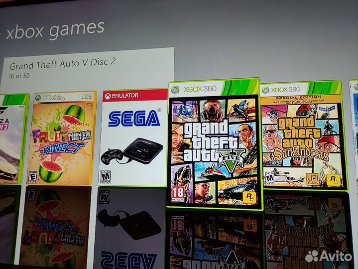 Microsoft Xbox 360 Slim 320Gb 50 игр
