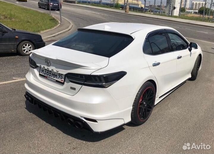 Camry 70 Стоп сигналы стиль Lexus дымчатые M4NF4