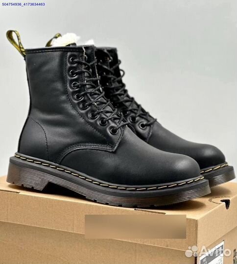 Ботинки Dr. Martens с мехом (Арт.86615)