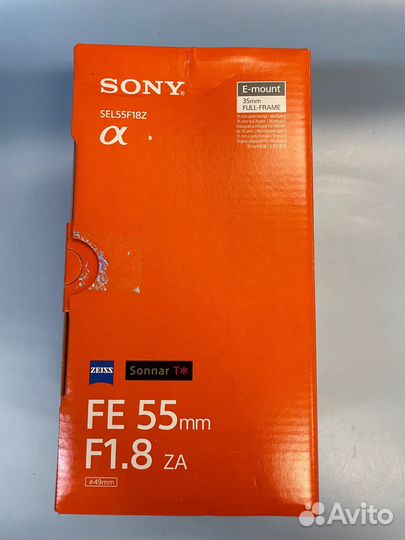 Sony FE Sonnar T* 55mm f/1.8 ZA новый