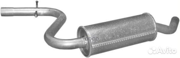 Глушитель средняя часть 30257 Polmostrow