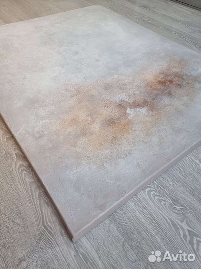 Абстрактная картина с фактурой, 80х100 см