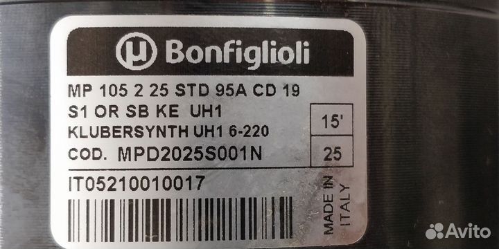 Планетарный редуктор Bonfiglioli серии MP 105