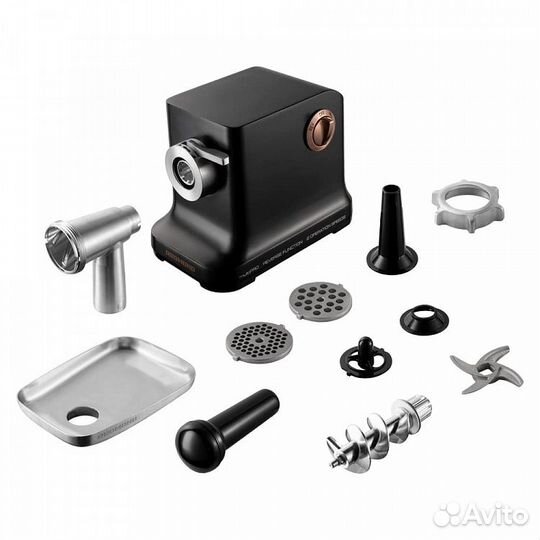 Мясорубка redmond RMG-CBM1225, Хром / бронза