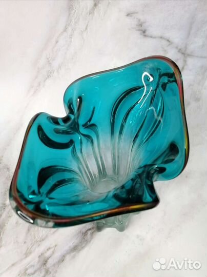 Ваза Богемия Чехословакия