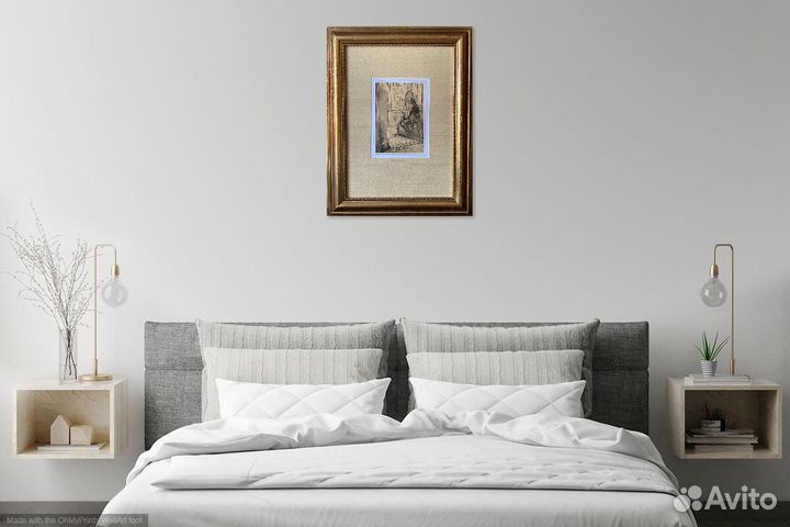 Милашевский В.А.(1893-1976) За рукоделием 20е серт