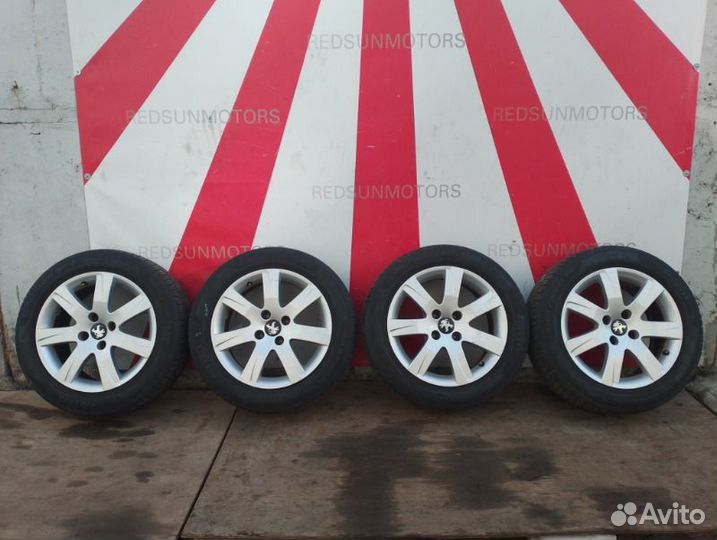 Колеса R16 205 55 Peugeot Pirelli 4x108 литые 32ET