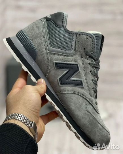 Зимние ботинки New Balance 574 Premium. Высокие