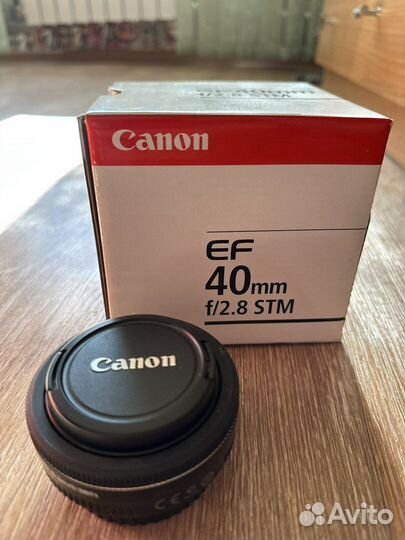 Объектив canon ef 40mm f 2.8
