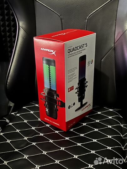 Стримерский Микрофон HyperX QuadCast S