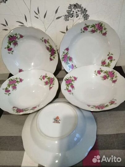 Тарелки Япония, салатник Чехия