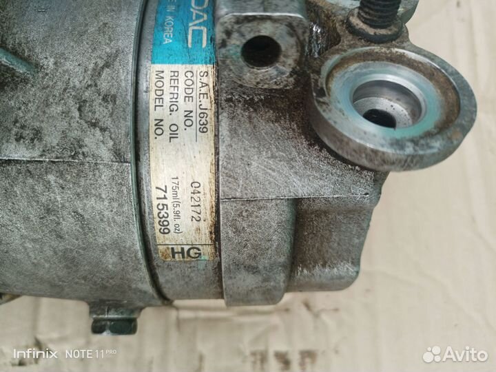 Компрессор кондиционера Chevrolet Lacetti Лачети