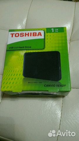HDD 1 Tb USB3.0 Toshiba (новый, не распакован)