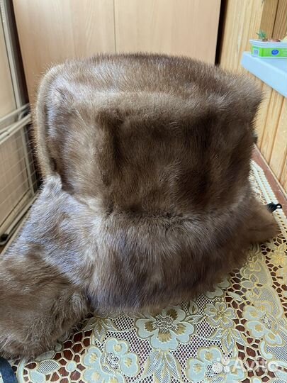 Норковая шапка мужская