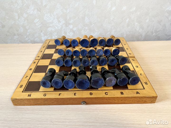 Шахматы деревянные СССР Халтуринские