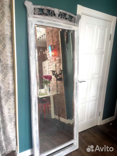 Зеркало напольное винтажное