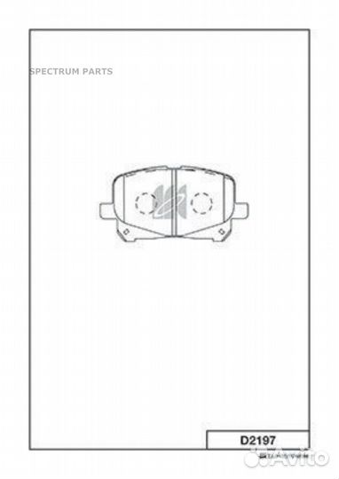 Дисковые колодки kashiyama kashiyama D2197