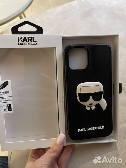 Чехол на iPhone 12 pro max karl lagerfeld