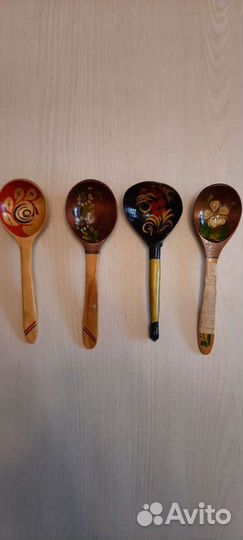Ложки деревянные хохлома