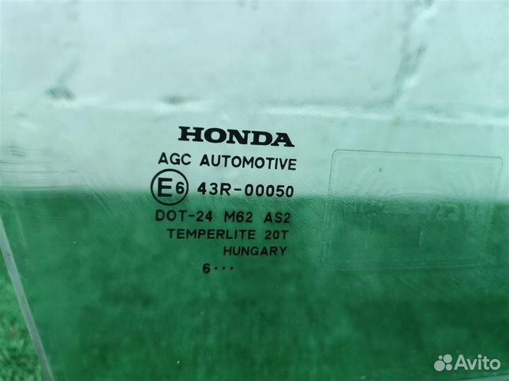 Стекло переднее правое Honda CR-V 3 (RE) 2007