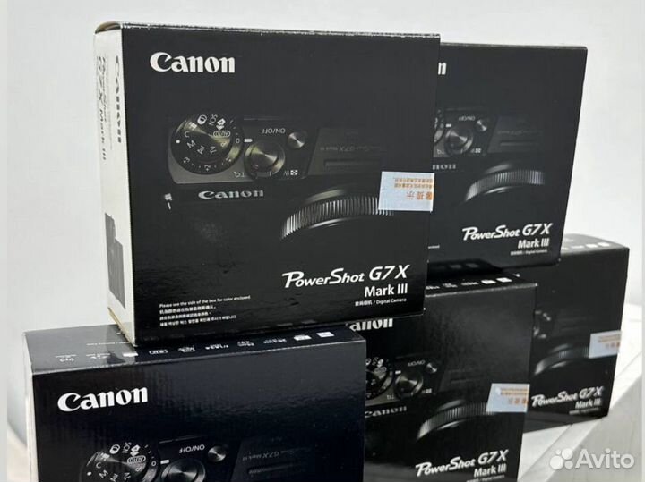 Canon PowerShot G7 X Mark III, black