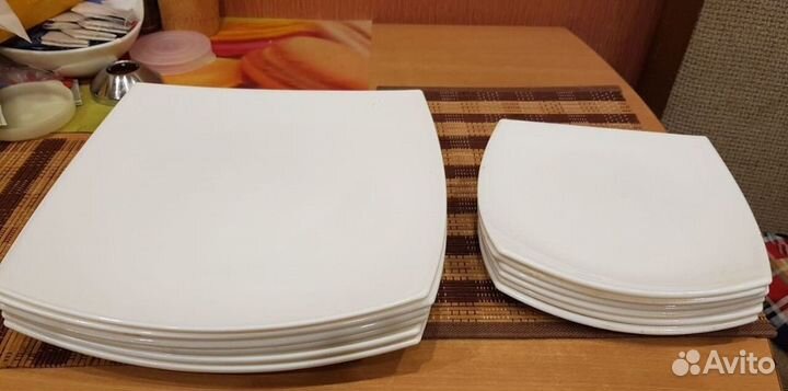 Чашки тарелки набор посуды