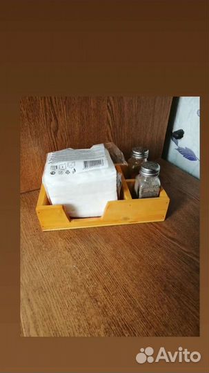 Салфетница из дерева