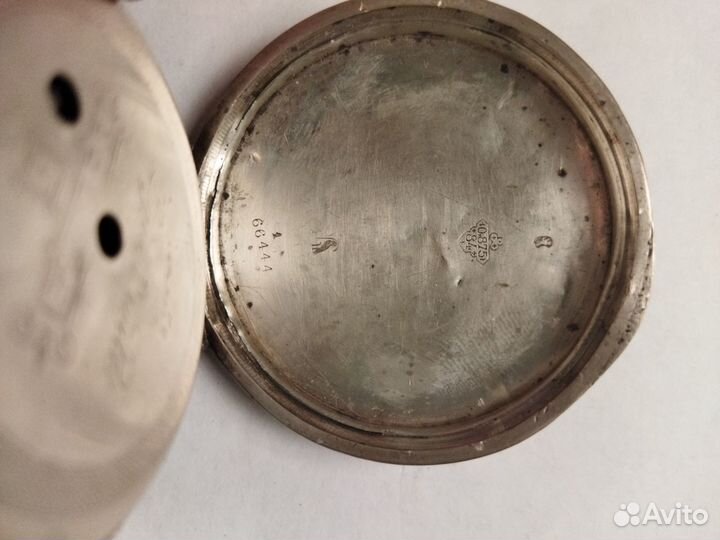 Серебренные часы tobias