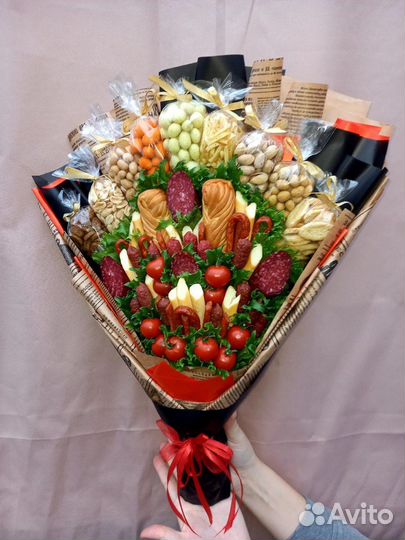 Съедобные букеты для мужчин