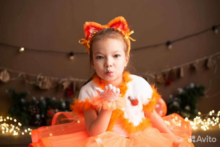 Костюм лисички аренда 2- 5 лет