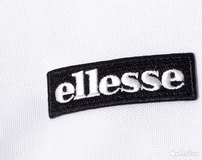 Олимпийка Ellesse white line black Чёрная