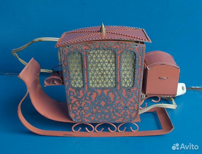 Ночной светильник карета и паровоз СССР