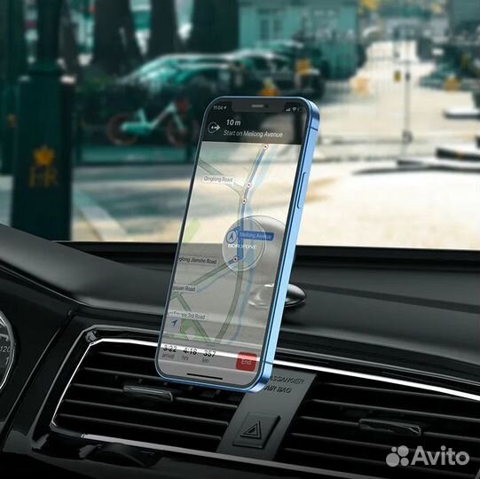 Магнитный держатель для телефона на панель (BH41)