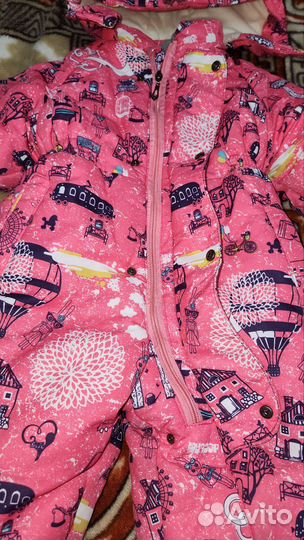 Зимний комбинезон для девочки 74 80