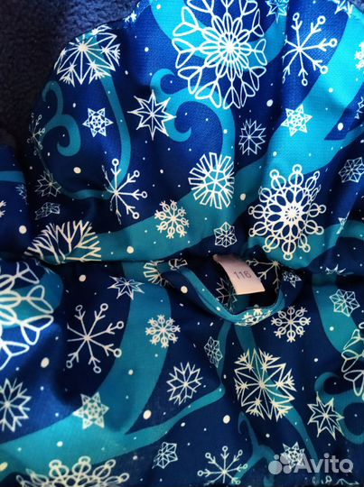 Зимнее пальто для девочки 116