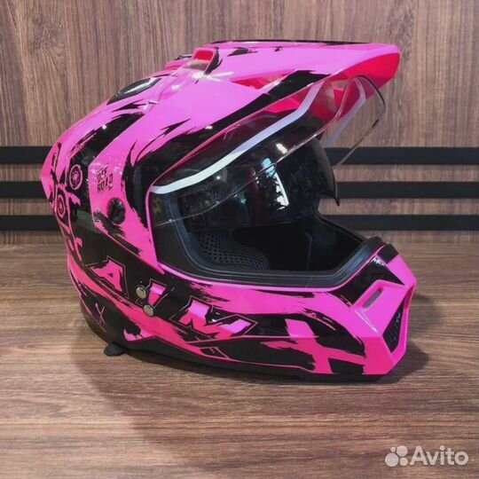 Шлем детский AiM JK802Y Pink/Black Y/S