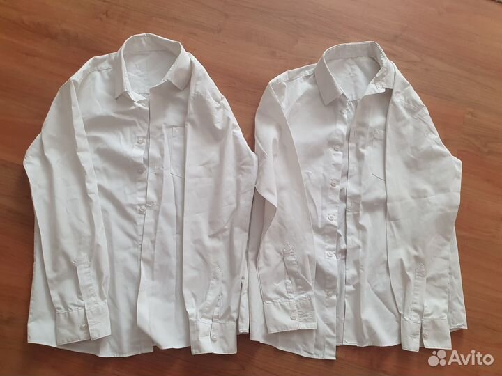 Рубашки школьные белые George рост 146