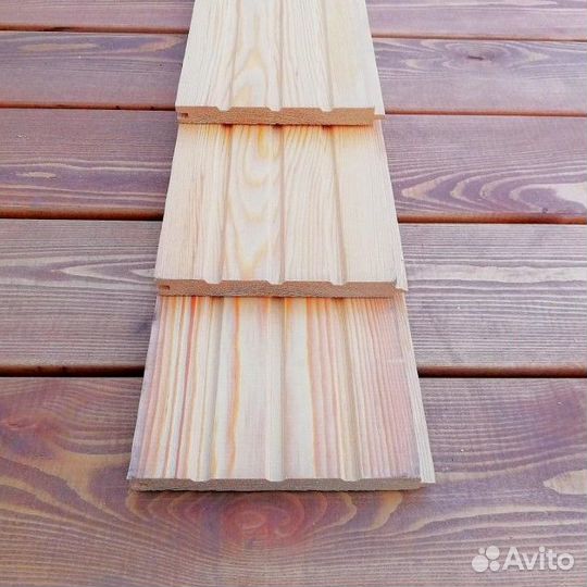 Имитация бруса широкая сорт ав