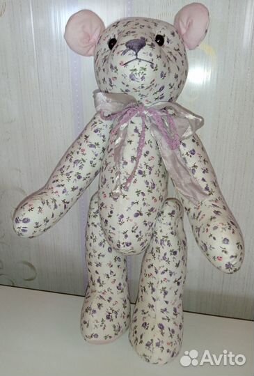 Медведь текстильный, мягкая игрушка