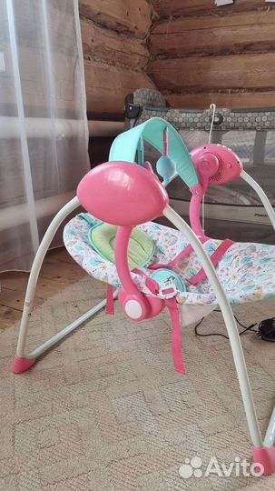 Детские электронные качели