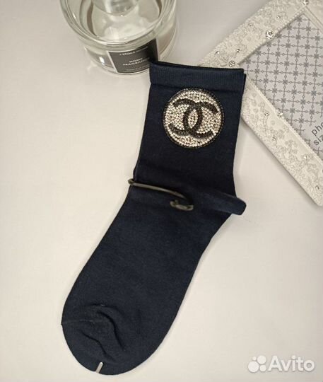 Носочки со стразами