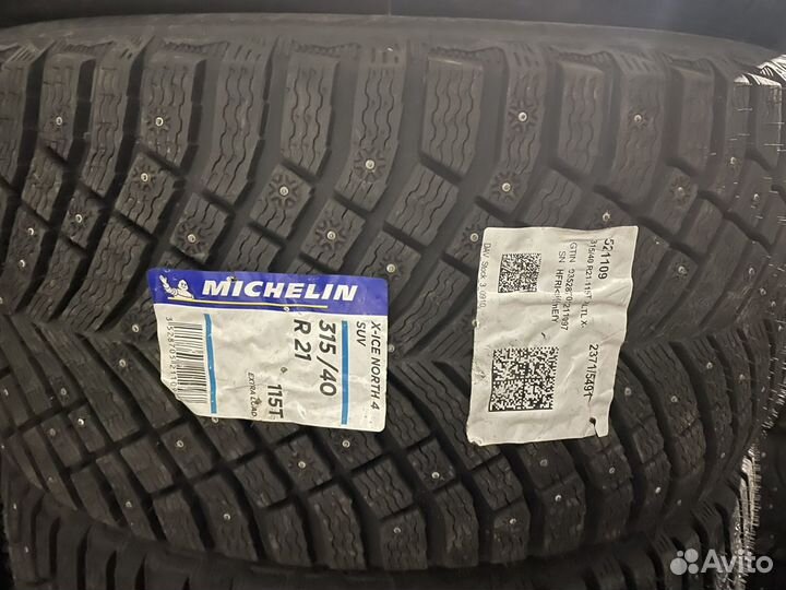 Michelin X-Ice North 4 SUV 275/45 R21 и 315/40 R21 115T