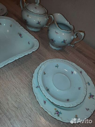 Старая Kahla сервиз предметно