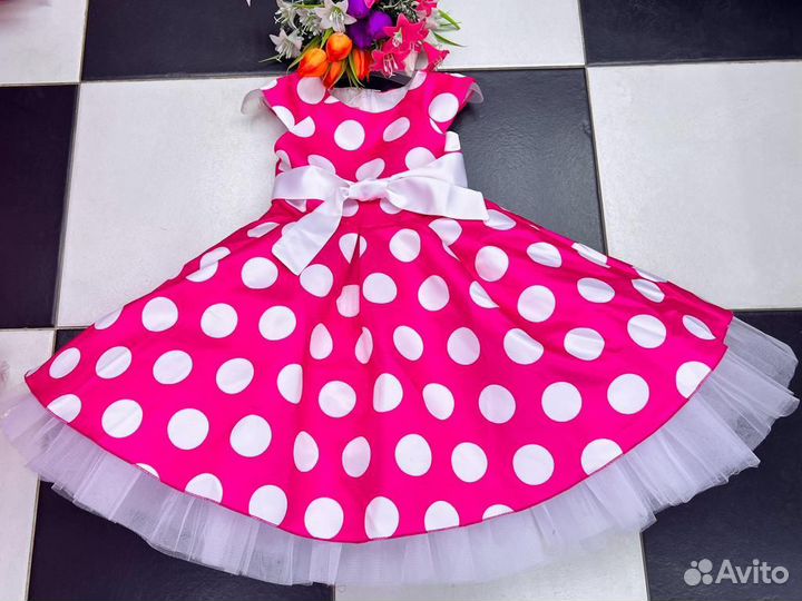 Пышное платье для девочки Стиляги