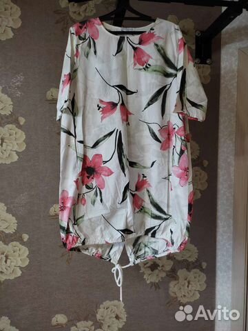 Летнее платье 54-56 размер