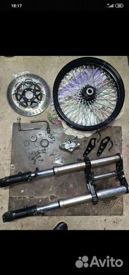 Вилка кавасаки колесо урал днепр