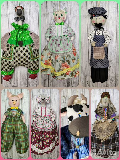 Пакетницы в виде милых персонажей