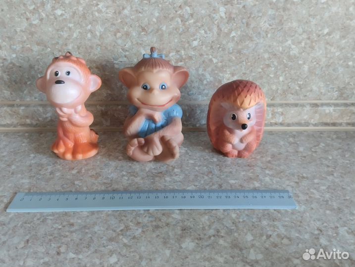 Резиновые игрушки, пищалки СССР